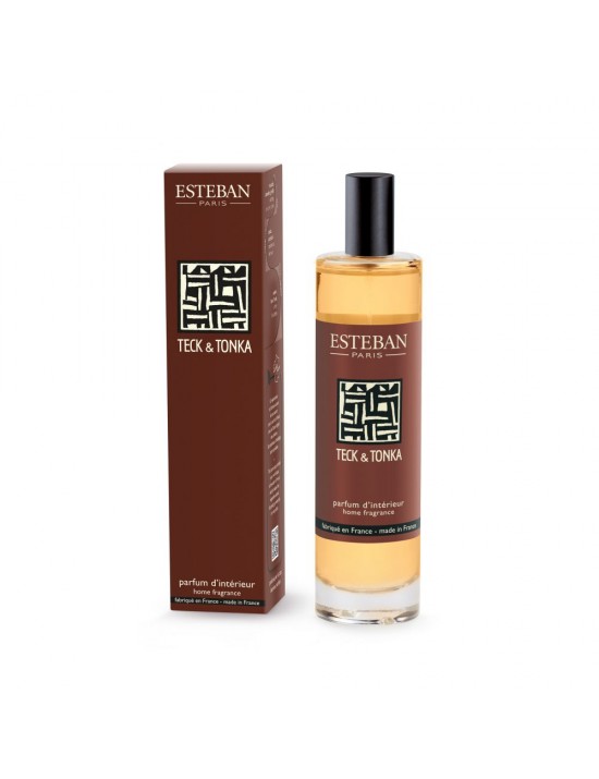 Vaporisateur d'ambiance 75ml Teck  et  Tonka - Esteban