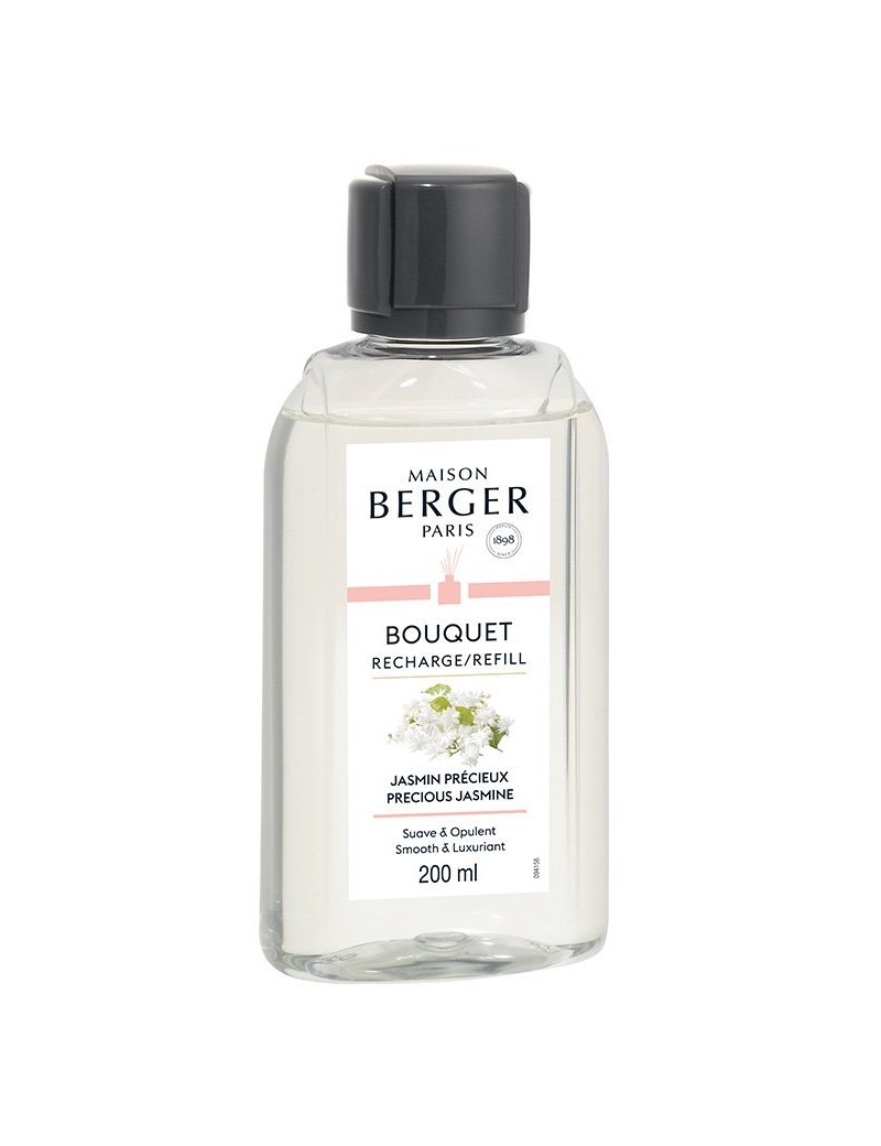 Recharge pour bouquet parfumé Jasmin précieux 200ml - Maison Berger