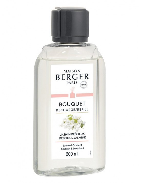 Recharge pour bouquet parfumé Jasmin précieux 200ml - Maison Berger