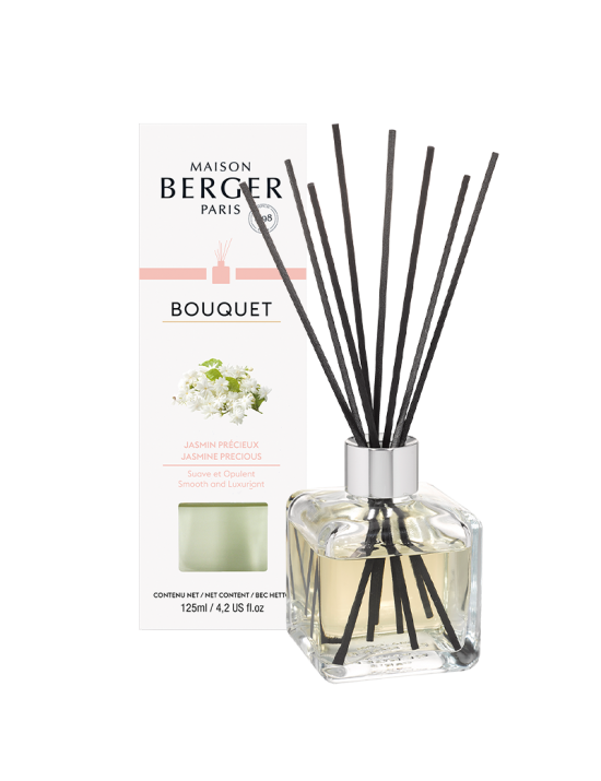 Bouquet parfumé cube Jasmin précieux - Maison Berger