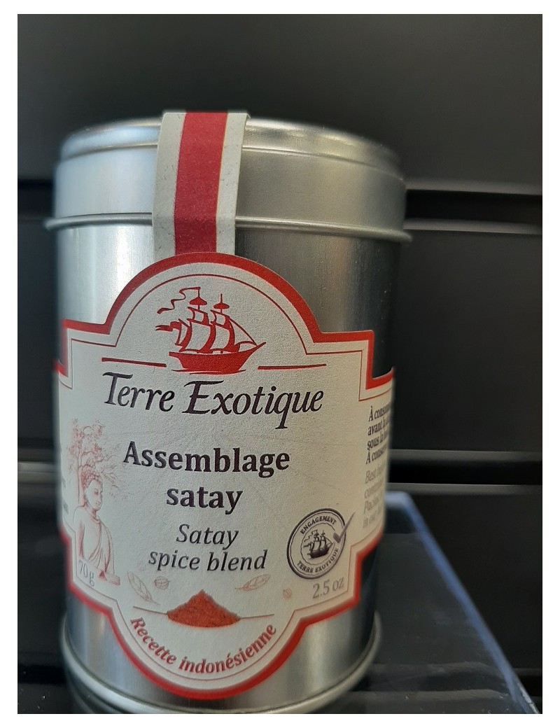 Assemblage Satay en boite 70g - Terre Exotique