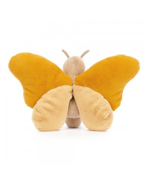Papillon - Grenouille en peluche avec couinement, 20 cm