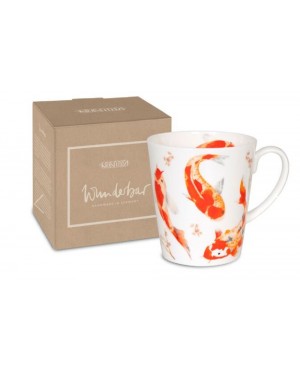 Mug en porcelaine carpes...