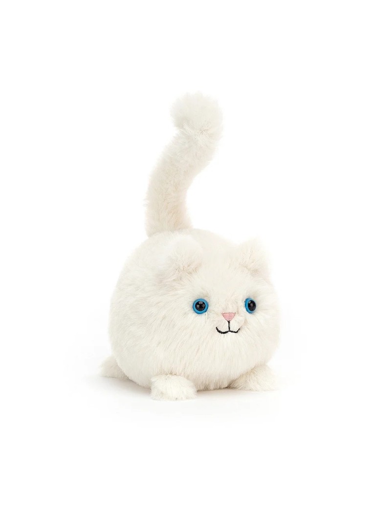 Peluche chaton blanc 10x10cm - Jellycat