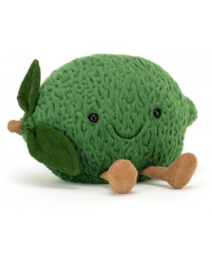 Peluche citron vert 15x22cm...