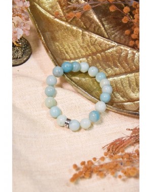 Bracelet perles Amazonite