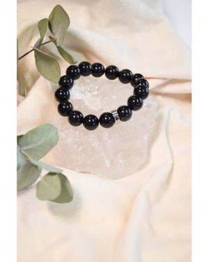 Bracelet perles Obsidienne...