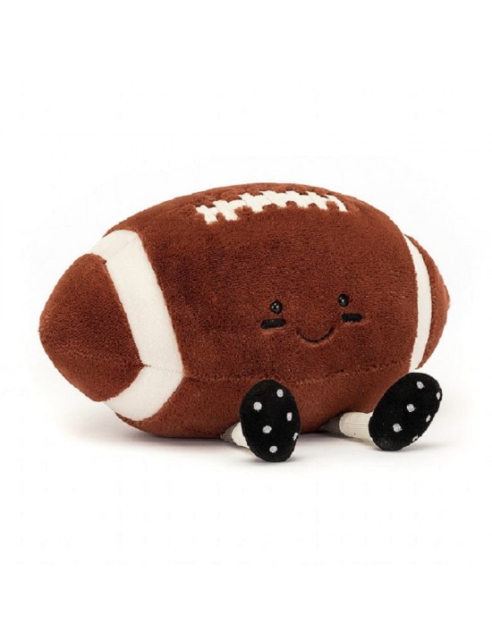 Peluche ballon de football américain 18x28cm - Jellycat