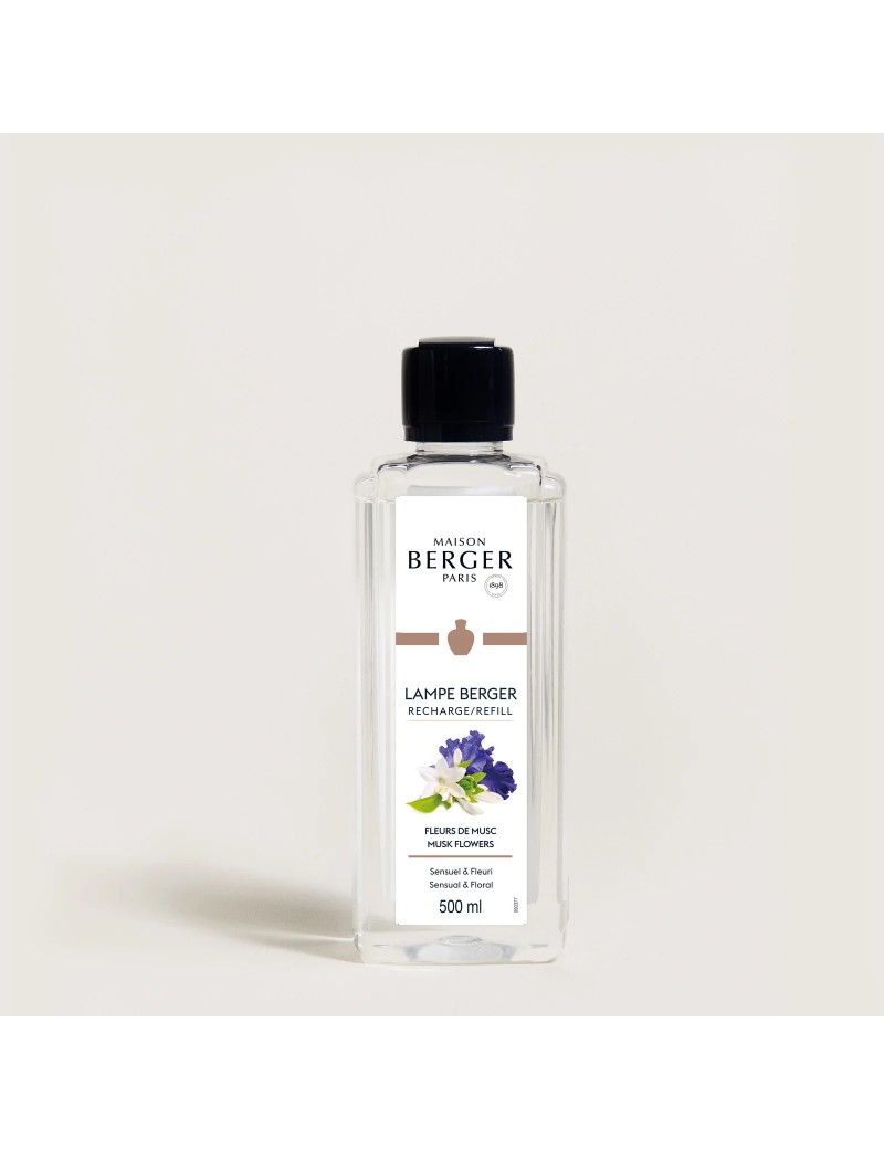 Recharge de parfum Fleurs de musc 500ml - Maison Berger