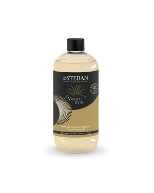 Recharge pour bouquet parfumé Vanille d'or 500ml - Esteban