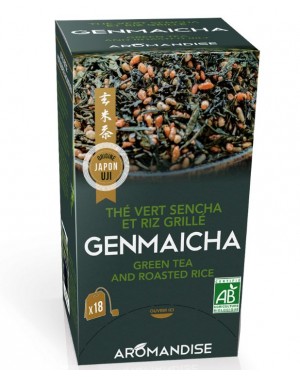 Thé bio Genmaicha de Uji...
