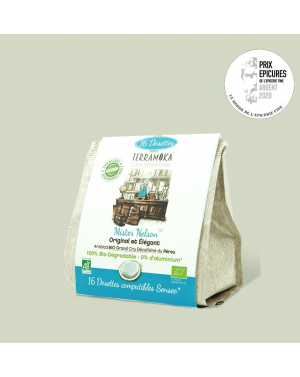Café bio en dosettes x16...