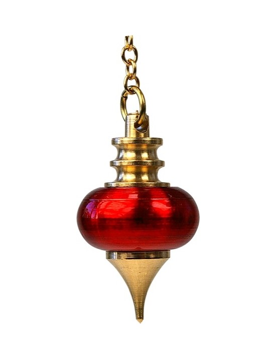 Pendule mélissium rouge