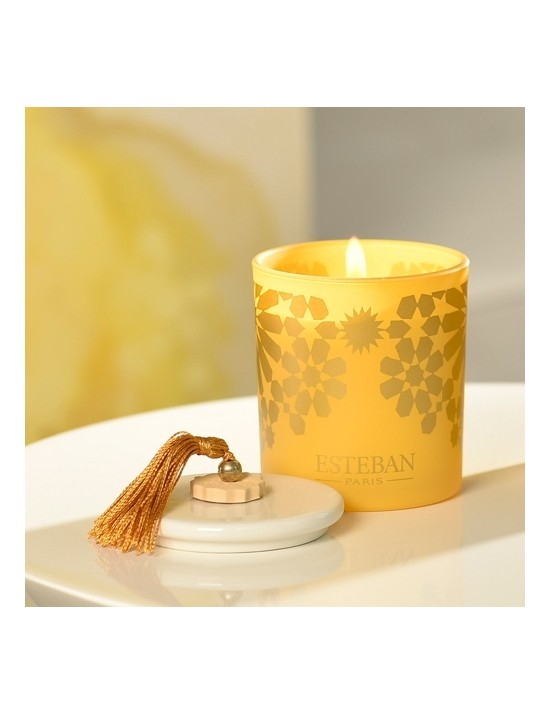 Bougie déco rechargeable Ambre - Esteban