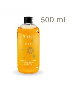 Recharge pour bouquet parfumé 500ml Ambre - Esteban