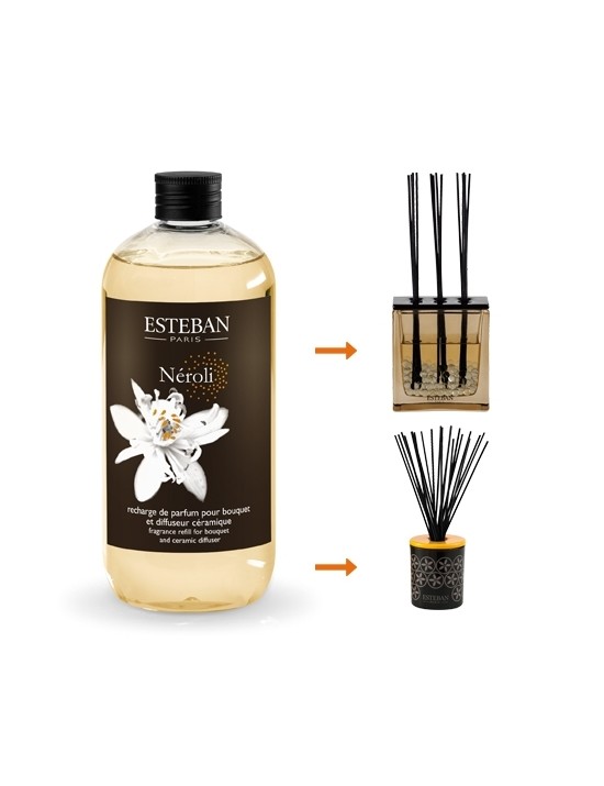 Recharge pour bouquet parfuméNéroli 500ml - Esteban