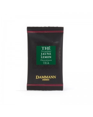 Thé vert Jaune Lemon en sachet emballé - Dammann frères