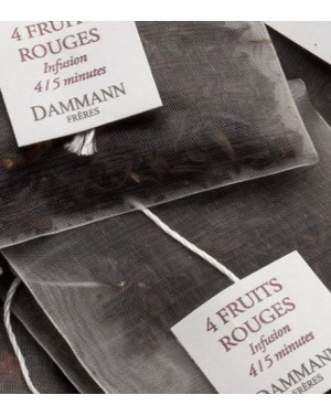 Thé noir 4 fruits rouges en sachet emballé - Dammann frères