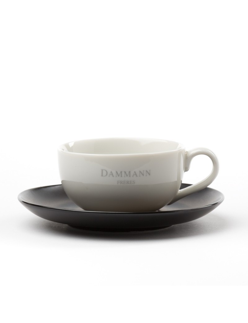 Tasse et sous tasse siglée Dammann frères 15cl