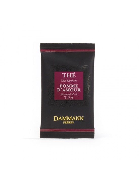 Thé noir Pomme d'amour en sachet emballé - Dammann frères