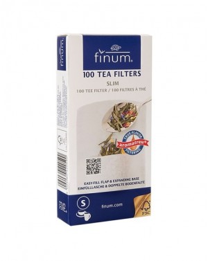 Filtre à thé papier S (boite de 100) - Finum