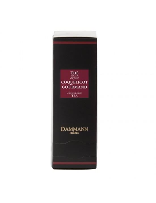 Thé noir coquelicot gourmand - Dammann frères