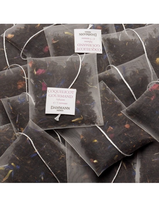 Thé noir coquelicot gourmand - Dammann frères