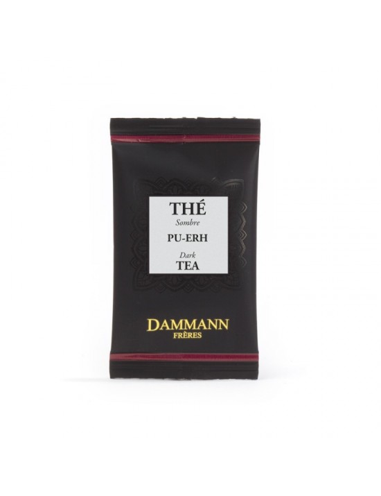 Thé sombre Pu-Erh en sachet emballé - Dammann frères