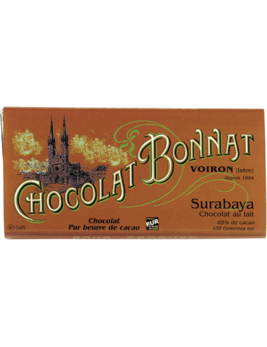 Tablette de chocolat Surabaya GCL 100gr - Bonnat