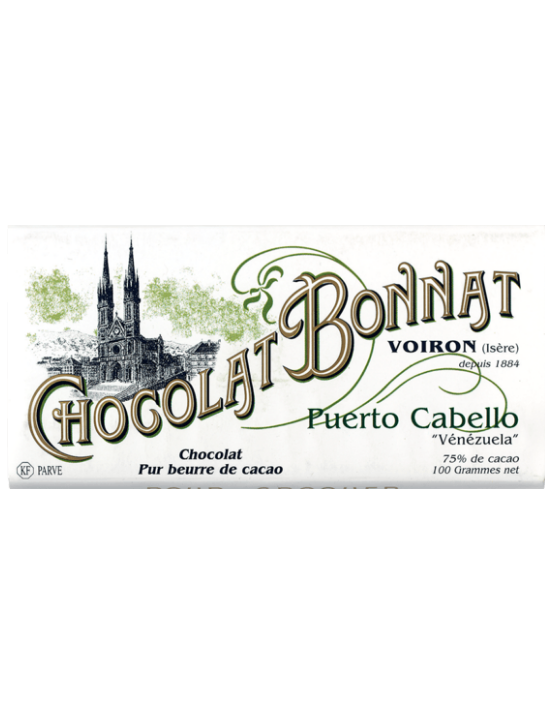 Tablette de chocolat Puerto Cabello 100gr - Bonnat