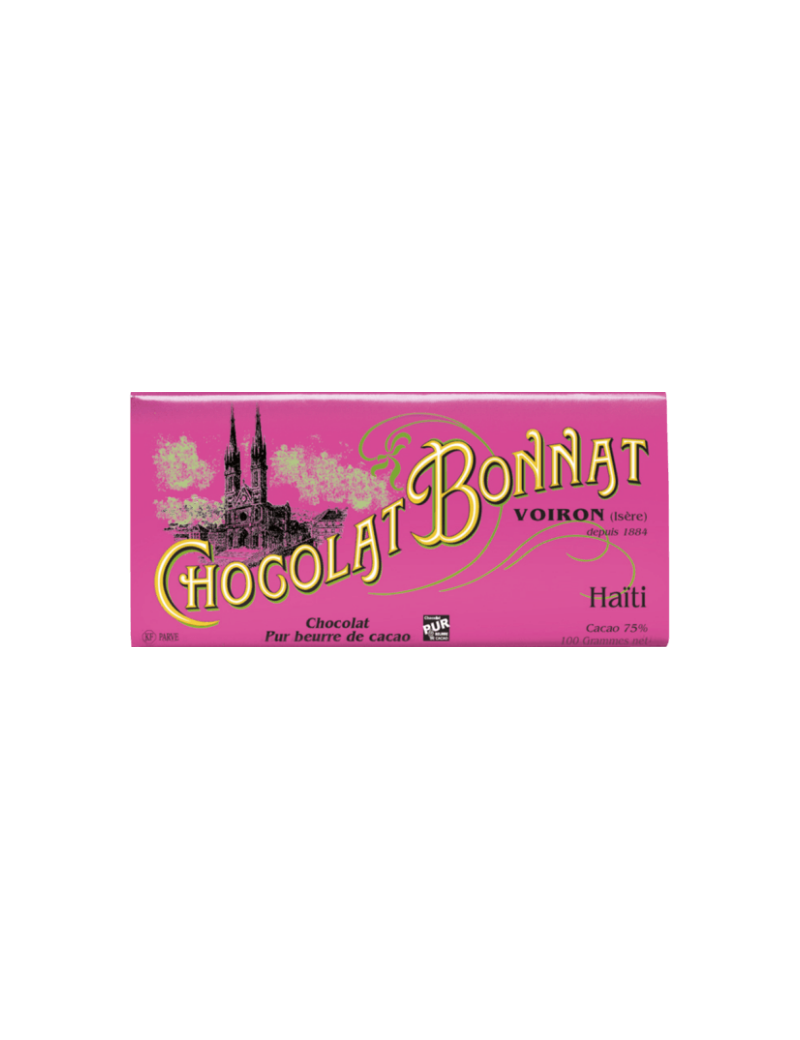 Tablette de chocolat Haiti - Bonnat