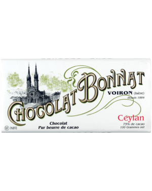 Tablette de chocolat Ceylan 100gr - Bonnat