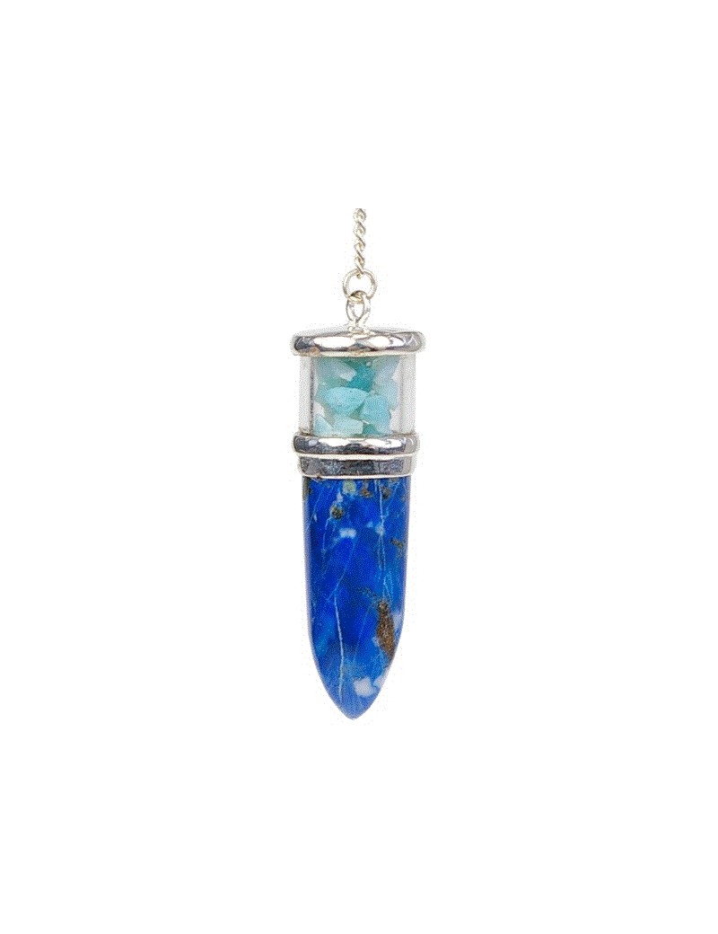 Pendule pointe lapis lazuli