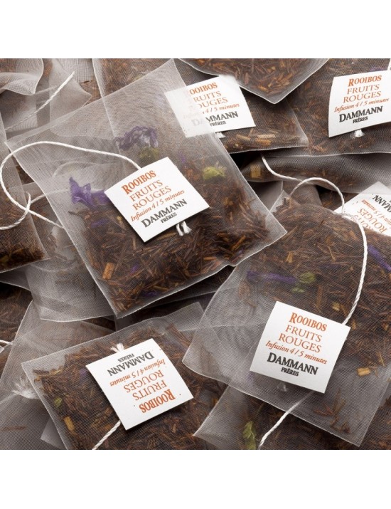 Thé rouge Rooibos Fruits rouges en sachet - Dammann frères