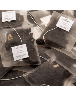 Thé noir au Caramel en sachet emballé - Dammann frères