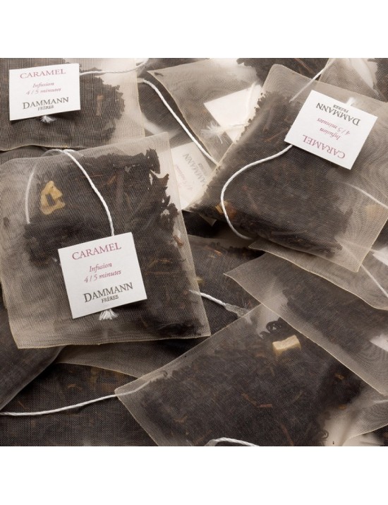 Thé noir au Caramel en sachet emballé - Dammann frères