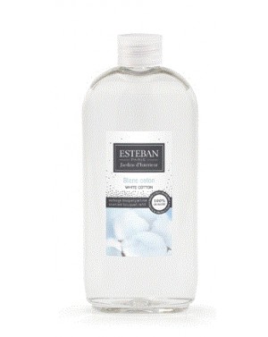 Recharge pour bouquet parfumé Blanc coton 300ml - Esteban