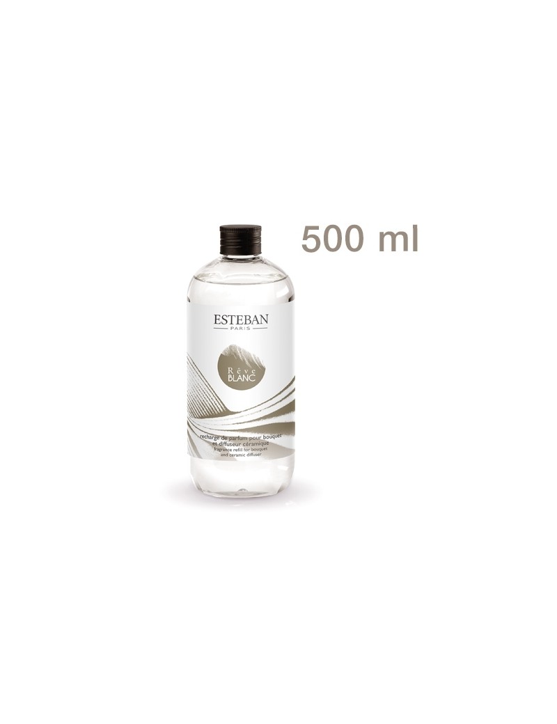Recharge pour bouquet parfumé Rêve blanc 500ml - Esteban