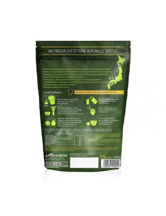 Thé vert matcha bio