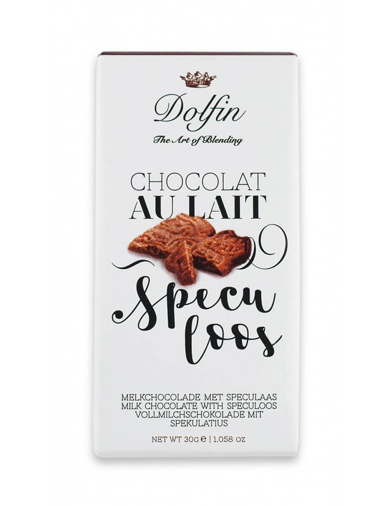 Chocolat au lait Spéculos - Dolfin Chocolat au lait Spéculos - Dolfin
