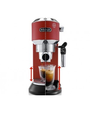 Expresso Dedica rouge mat - Delonghi