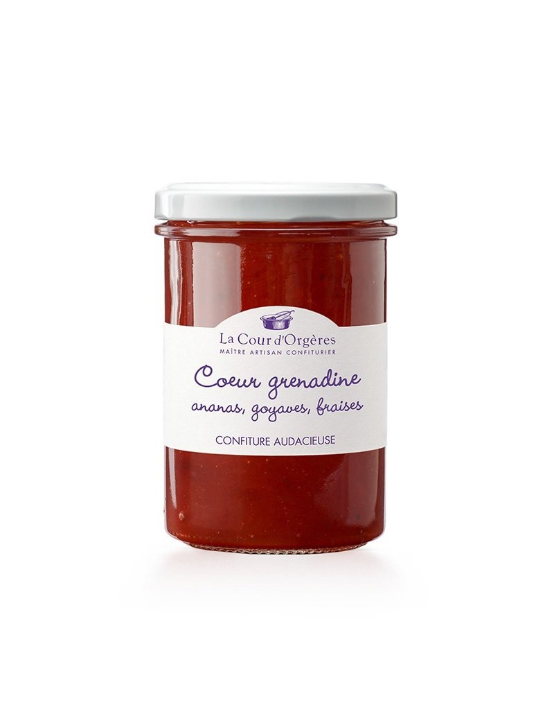 Confiture Coeur Grenadine - La cour d'Orgères