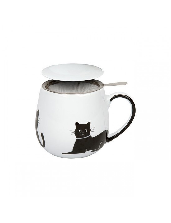 Mug Snuggle avec filtre et couvercle My lovely cats - Konitz