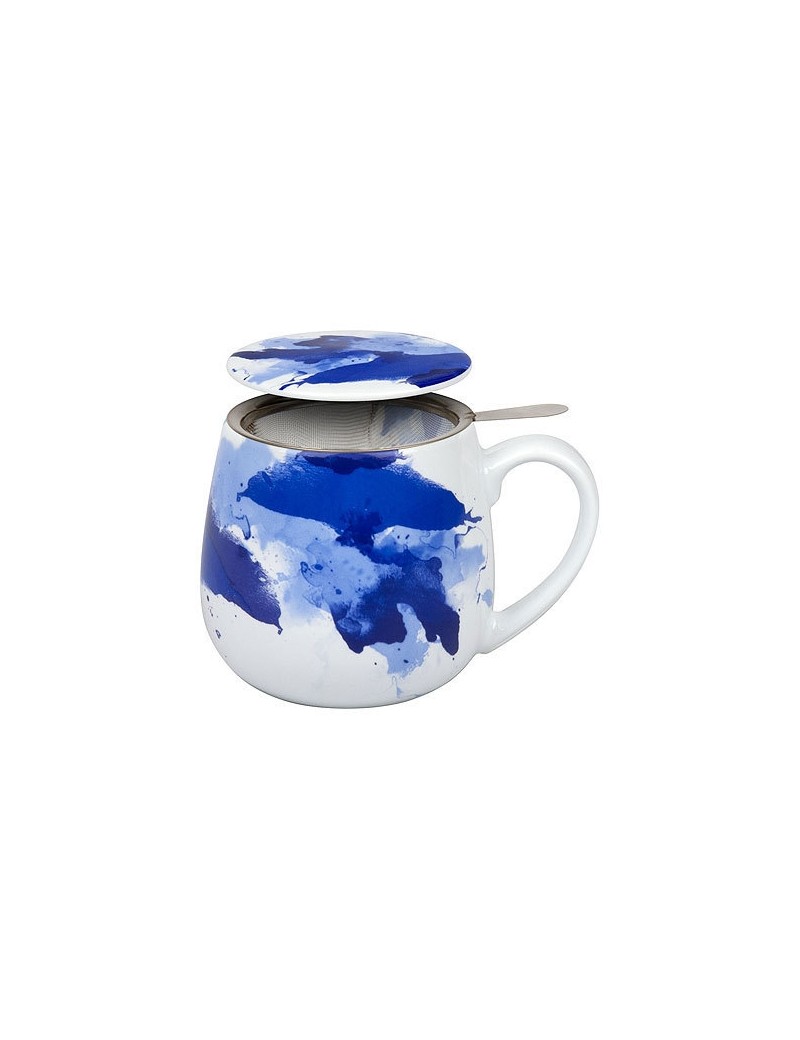 Mug Snuggle avec filtre et couvercle Seeing Blue - Konitz