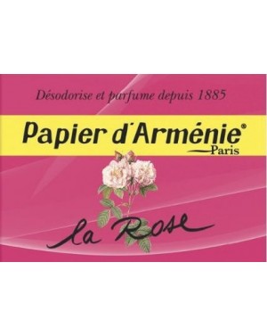 PAPIER D'ARMENIE A LA ROSE