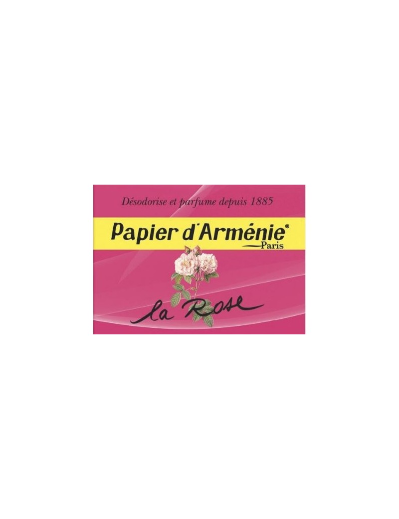 PAPIER D'ARMENIE A LA ROSE