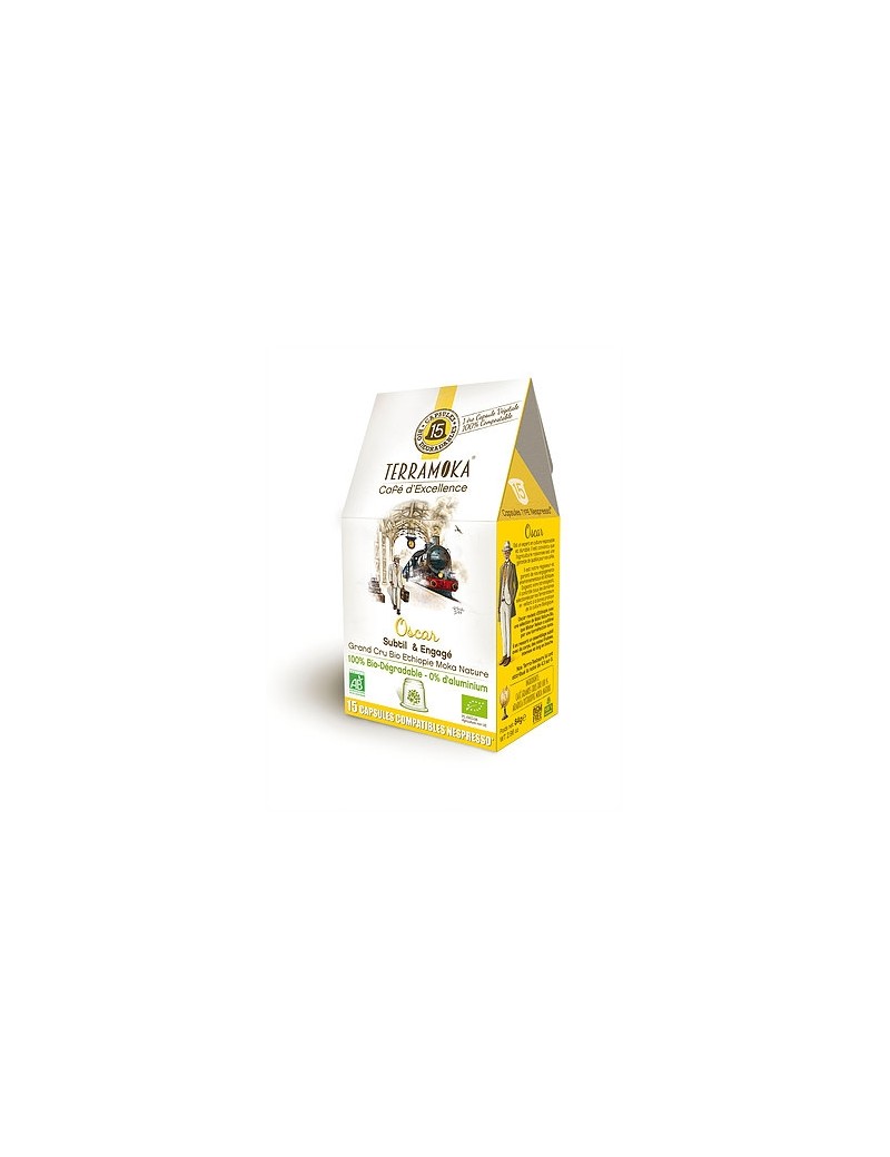 Café bio 100pourcent Arabica d'Ethiopie - Oscar - Terramoka Café bio 100pourcent Arabica d'Ethiopie - Oscar - Terramoka