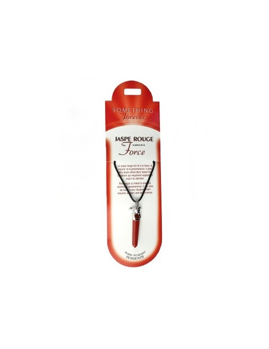 JASPE ROUGE PENDENTIF (pierre de la force)