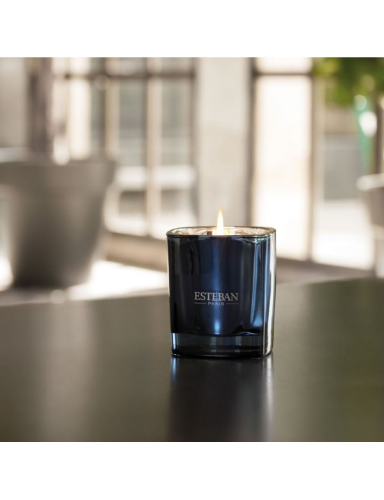 Bougie parfumée rechargeable Thé blanc  et  Ylang Ylang - Esteban