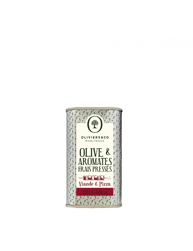 Huile d'olive  et  aromates frais pressés - Viande - Oliviers  et  co